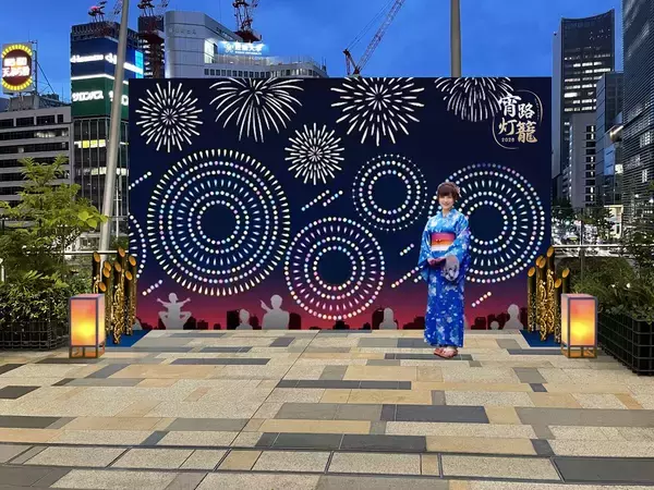 「【東京駅】八重洲口できらめく花火のプロジェクションマッピング！夏の風物詩イベント「宵路灯籠2026」8/28から開催　週末限定でシンカンセンスゴイカタイアイス屋台も」の画像