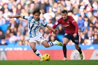 4試合連続無得点のソシエダ　フル出場の久保建英に現地メディアは賛否「攻撃の主役」「チャンスをものにする力に欠けていた」