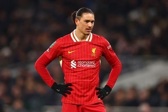 リヴァプール退団が確実視されているウルグアイ代表FWヌニェスの新天地はセリエAに？　ナポリが獲得リストに加えたとロマーノ氏