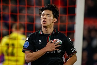 NECの塩貝健人が超ロング弾を含む2ゴールの大活躍　上田綺世&渡辺​​剛擁するフェイエノールト撃破の主役に