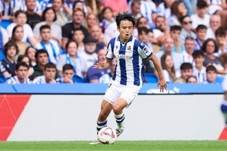 久保の決勝ゴールをスペインメディアが大絶賛！　「サムライが刀を抜いてDFの間を割った」「メリーノがいなくても久保がいる」