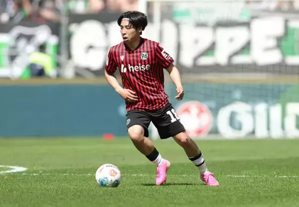 ハノーファーMF横田の今夏ステップアップは確実　パダーボルンなど複数のクラブが獲得を検討