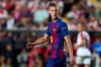 バルセロナのダニ・オルモが肩の脱臼で年明けまで離脱　ライプツィヒ時代でも肩関節脱臼で手術を経験