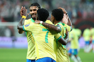 日本との試合を控えるブラジル代表が大量5ゴールで韓国を圧倒！　エステヴァン、ロドリゴ、ヴィニシウスらが揃ってゴール