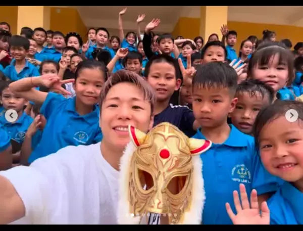 武尊、ファイトマネーでベトナムに学校を建設　開校式に参加し笑顔の子どもたちと触れ合う姿を公開