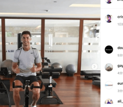 C・ロナウドは休まない！　ネーションズリーグ制してもジムにいる写真に衝撃