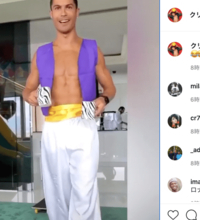 C・ロナウドの“アラジン姿”がハンサム　ピッチとは違う優しいパパの顔が見えた［画像アリ］