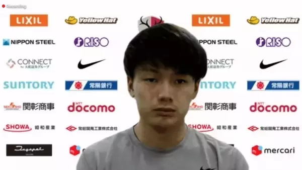 ［MIXゾーン］鹿島FW上田綺世が魅せる巧みな駆け引き　将来が楽しみで仕方がない