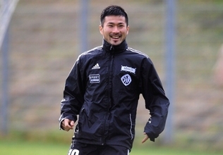 フリーになる動き出しはお手本のよう　FC琉球・阿部拓馬のゴール量産が昇格へのカギとなる