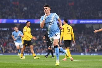 フォーデンが技ありの2ゴール！シティがドルトムントに4発快勝！CLリーグフェーズ第4節