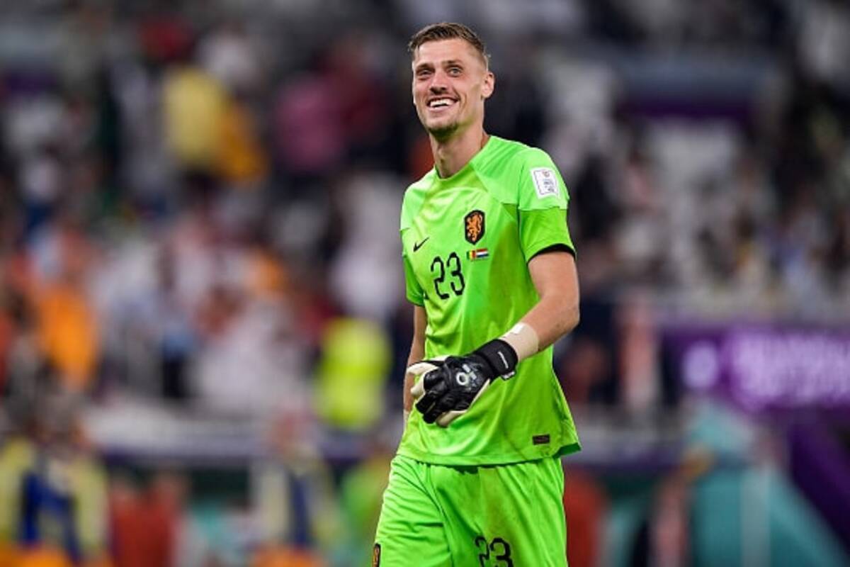 W杯で代表デビューしたオランダ巨人GKの4年後はどうなる 「これが最後 