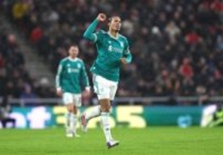 主将ファンダイクのヘディング弾でリヴァプールがサンダーランド撃破！遠藤航は左足首負傷で無念の途中交代