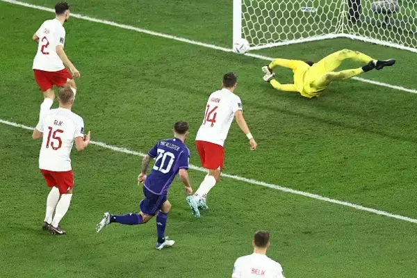 「［W杯マッチ39］メッシがPK失敗も攻勢の手を緩めなかったアルゼンチンが完勝　ポーランドはさらなる失点を免れたことが功を奏す」の画像