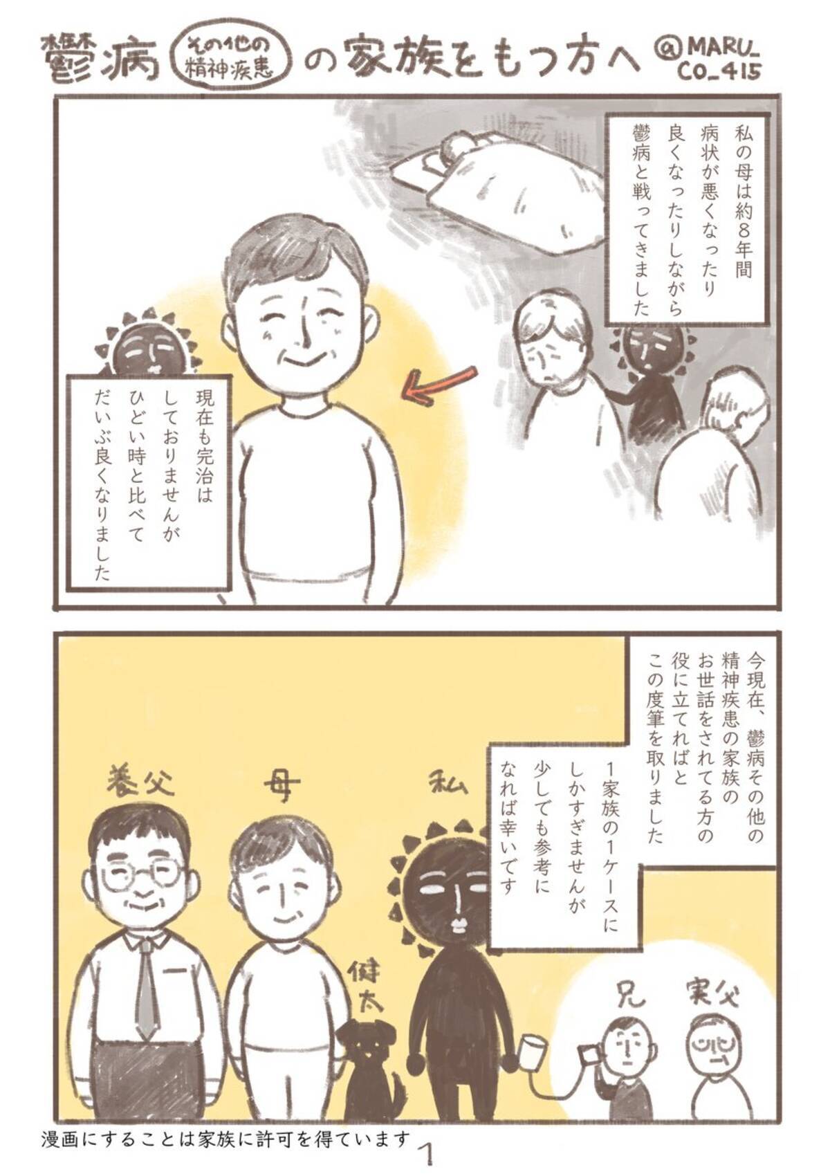 支援サービスで母が元気を取り戻す うつ病の家族を持つ方へ向けた漫画がとても勉強になる 19年5月31日 エキサイトニュース