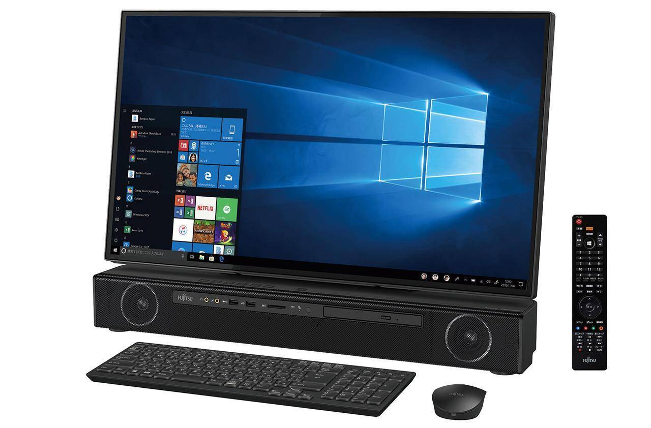 1台で3役 4kチューナー内蔵の27型一体型pc 富士通 Esprimo Fh X C3 19年1月18日 エキサイトニュース