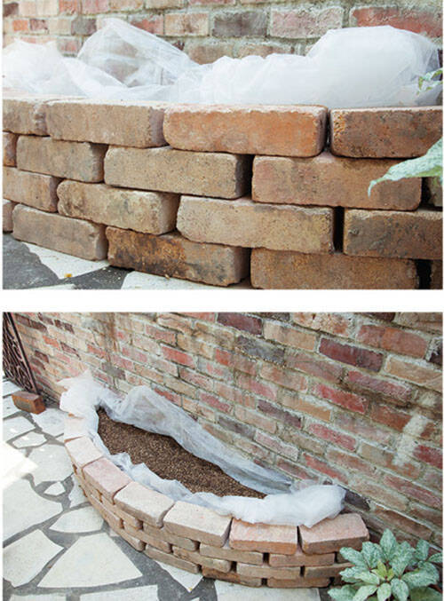 花壇diy レンガ花壇の作り方 置くだけでセメント不要 ホームセンターで手に入る材料で水はけもばっちり 年11月15日 エキサイトニュース 2 4