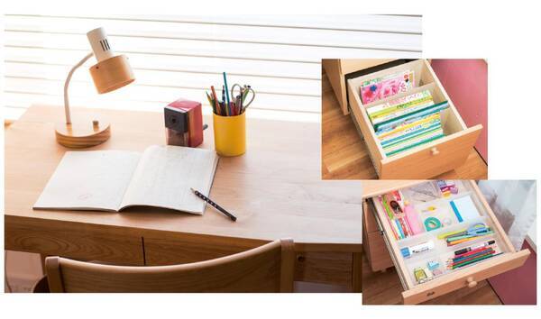 子供の片付け 勉強机の片付け方のコツ 上に置くもの 引き出しの中をスッキリ整理整頓 年11月17日 エキサイトニュース