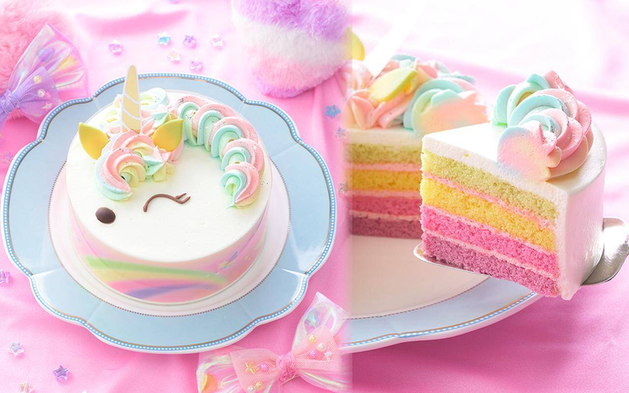ゆめかわ 大人気のユニコーンカラーのケーキがネットに登場 19年10月2日 エキサイトニュース