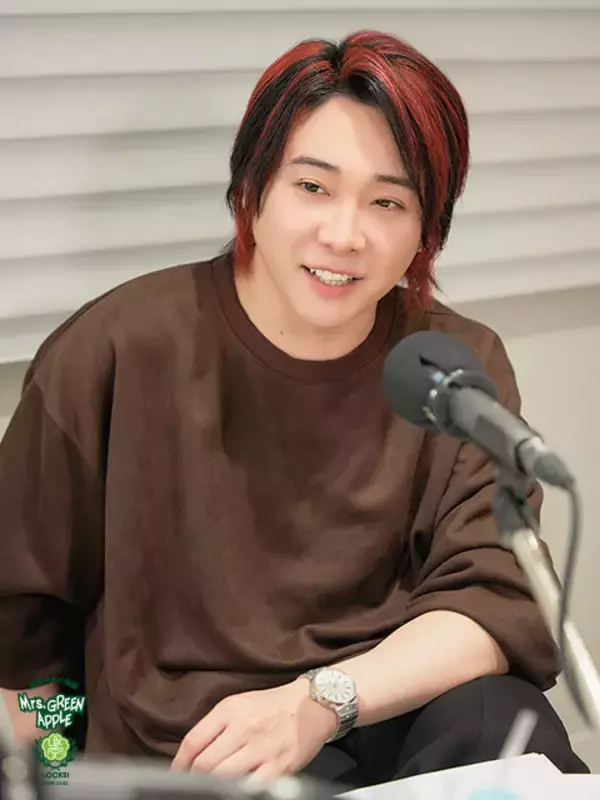 Mrs. GREEN APPLE大森、目黒蓮と「普段から連絡」発言に若井が嫉妬「いいなぁ～！ 俺もなりたいな、めめに～!!」