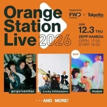 「Orange Station Live 2026」第2弾出演アーティストにmuqueが決定！ go!go!vanillas・Lucky Kilimanjaroとの3マンライブが実現