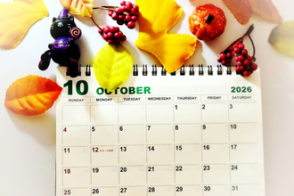 2026年10月の開運カレンダー！大安と寅の日が重なる日は？ 一粒万倍日・不成就日もチェック
