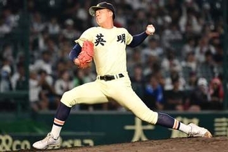 【甲子園】英明が初の３回戦進出　エース冨岡「打者陣を信じて自分は自分の仕事をしたい」