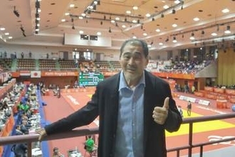 谷津嘉章が障がい者レスリングの普及目指す　アジア・パラ大会を視察「有意義な経験となりました」