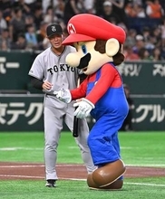 【巨人】マリオ、ルイージ＆ヨッシーはファンサ満点　Ｇベンチほっこり「意外とデカい」