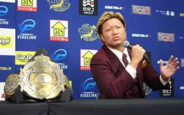 【全日本】３冠王者・宮原健斗がＶ９戦へ怪気炎「ベルトを掲げるのは世界一かっこいい男・安齊勇馬ではない」
