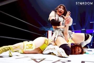 【スターダム】朱里が感涙　なつぽい粉砕でIWGP女子王座Ｖ５「メインで試合をすることができて…」