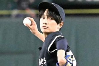 【オリックス】なにわ男子・藤原丈一郎が今季2回目の始球式「東京Dでできたのはいい思い出」
