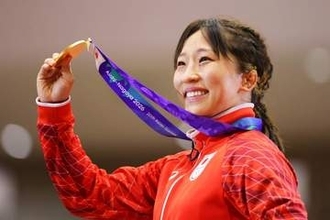 【レスリング】須崎優衣がアジア大会で金　２大会ぶり優勝狙うロス五輪へ「すばらしい学びとなった」