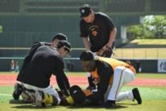 【巨人】阿部監督が緊急離脱の泉口友汰の状態明かす「多少時間かかるかな」