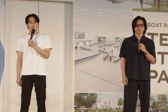 【福岡ボート】河合佑樹と前田将太がトークショー　前田のお気に入りは厚底シューズ「かなり身長を盛れます」