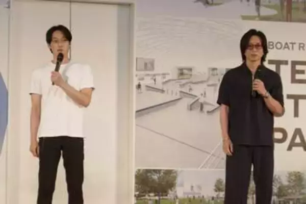【福岡ボート】河合佑樹と前田将太がトークショー　前田のお気に入りは厚底シューズ「かなり身長を盛れます」