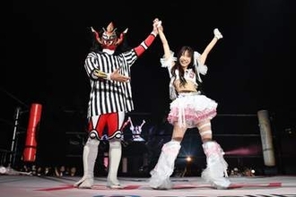 【東京女子】ライガーが特別レフェリーで大暴走＆仰天の〝復帰宣言〟　瑞希オファーに「やるか！親子コンビで」
