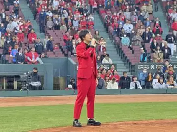 歌手・岡本幸太　地元・広島での巨人戦で初の国歌斉唱「言葉にならない程の光栄なこと」