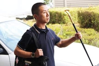 【桐生ボート・ＳＧメモリアル】菅章哉〝謎の杖〟持参で登場「僕が外枠の時に内枠が遅れるんです」