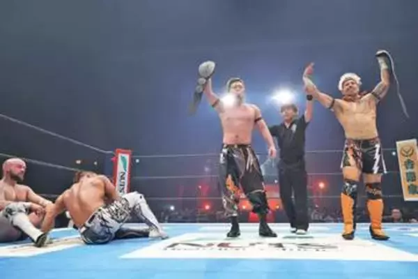 【新日本】イーグルス＆藤田晃生がJr.タッグ奪冠！　ＷＷＥ解雇報道のモーター・シティ・マシンガンズとの防衛戦も視野