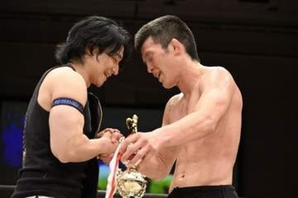 【ＤＤＴ】青木真也がＫＯＤトーナメント初制覇で上野勇希に挑戦表明「好きです。よろしくお願いします」