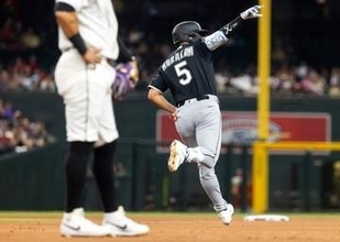 【ＭＬＢ】村上宗隆　４戦連発の９号特大弾にまたも敵地ファン騒然