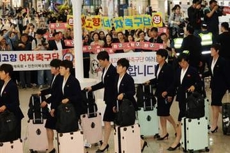 女子ＡＣＬの南北対決は北朝鮮に軍配　取材エリアは「黙っていた」韓国記者の質問スルー