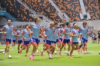 【日本代表】ブラジル戦へ最終調整　久保建英は円陣参加後別メニュー、板倉滉は全体復帰