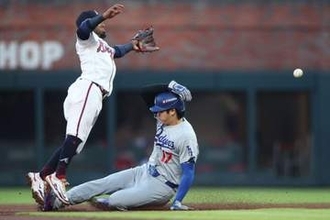 【ドジャース】ドジャース敵地で２連勝でリーグＶシリーズ進出決定　大谷翔平　無安打も盗塁で貢献