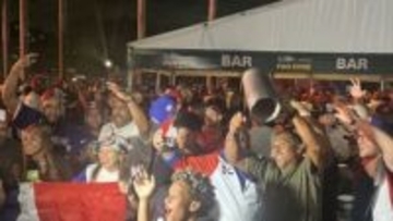 【ＷＢＣ】ドミニカ共和国ファンが球場外で狂乱”二次会”　太鼓を叩き「優勝だ！　優勝だ！」