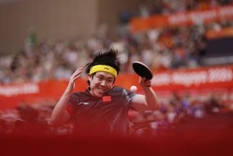 【卓球】銀メダルの中国・王楚欽が悔しさ吐露　張本智和戦は「もっと良いプレーができたはず」