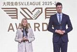 「【バレーボール】佐藤淑乃がＭＶＰ　イタリアでの飛躍誓う「誰が見ても日本一のプレーヤーに」」の画像1