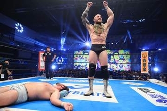 【新日本・Ｇ１】ウルフアロンがゲイブ・キッドとの王者対決に敗れ初黒星　早くも両ブロックで全勝がゼロに