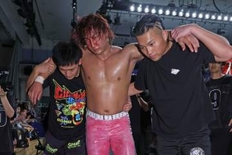 【新日本】海野翔太がまさかの王座陥落　ＡＥＷのゲイブ・キッドに敗れＧ１開幕直前にベルト失う