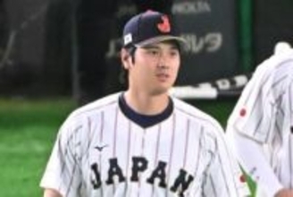 【侍ジャパン】大谷翔平が会見　新パフォ〝お茶たてポーズ〟誕生秘話語る「チームとしていいものを」